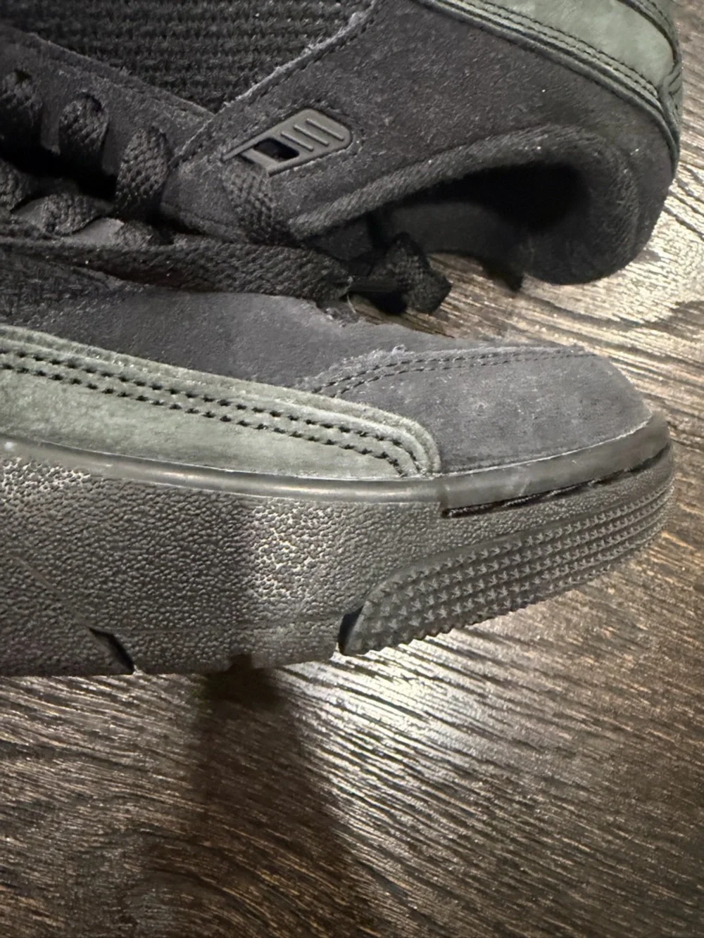 Nike Air Jordan Flight Court Men's Shoes Triple Black Mens 8